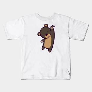 Big Wave Bear Kids T-Shirt